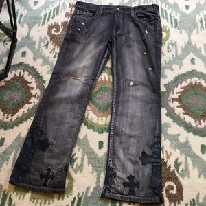Custom Embroidered Jeans